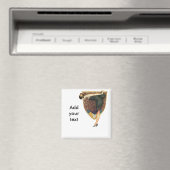 孔雀エンブレム付きフラッパー マグネット (インサイチュ (食洗機))