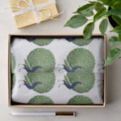 孔雀オープンファン 薄葉紙 (ギフト)