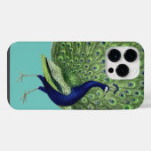 孔雀オープンファン iPhoneケース (裏面横)