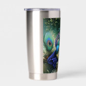 孔雀カップ 保温保冷タンブラー (右面)