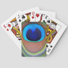 孔雀カラフル羽アイズポット トランプ