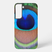 孔雀カラフル羽アイズポット SAMSUNG GALAXYケース (裏面)