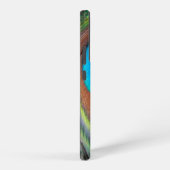 孔雀カラフル羽アイズポット SAMSUNG GALAXYケース (右側面)