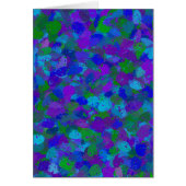 孔雀カラーカード (正面)