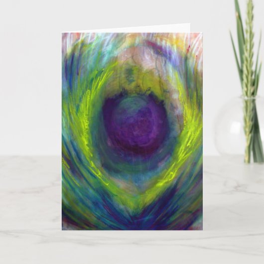 孔雀カード カード (正面)