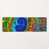 孔雀ガラス–1 ヨガマット (裏面(横))