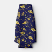 孔雀サリ模様 ボトルクーラー (正面)