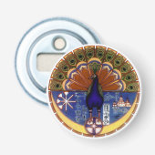 孔雀サンプル磁石 栓抜き (正面)