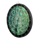 孔雀ストラット規制 ダーツボード (正面右)