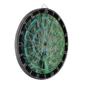 孔雀ストラット規制 ダーツボード (正面左)