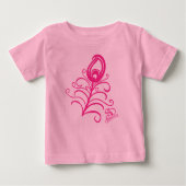 孔雀ツツ ベビーTシャツ (正面)