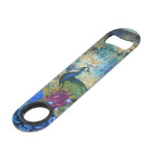 孔雀ティール（緑がかった色）速度ボトルオープナー スピード栓抜き (裏面アングル)