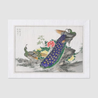 孔雀デコページ紙 薄葉紙