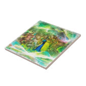 孔雀デジタ絵画ル タイル (側面)