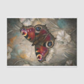 孔雀バタフライデクページ 薄葉紙 (正面)