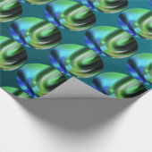 孔雀バブルラッピング紙 ラッピングペーパー (角)