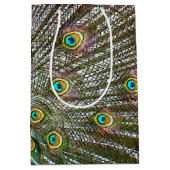 孔雀バードオンディスプレイ ミディアムペーパーバッグ (正面)