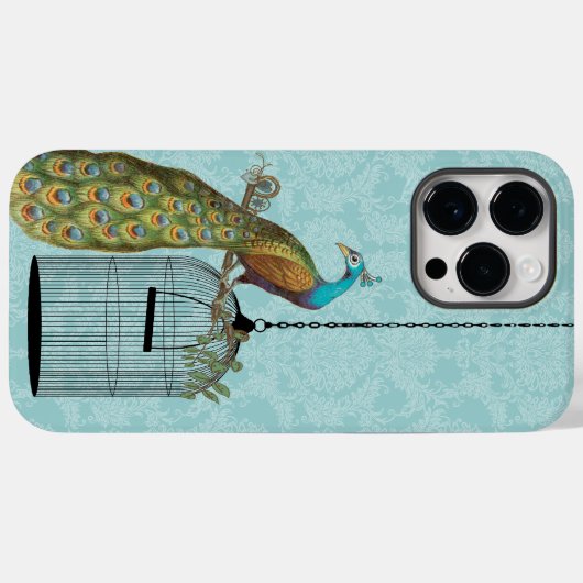 孔雀バードケージダマスクiTouchケース Case-Mate iPhoneケース (裏面 (横))