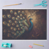 孔雀バードデクページティッシュペーパー 薄葉紙 (クラフト)