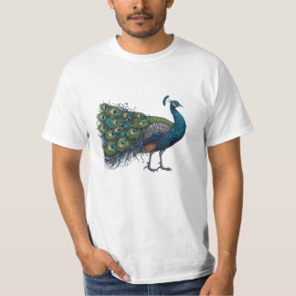 孔雀バードバリューTシャツ Tシャツ