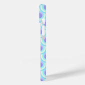 孔雀パターンパープルブルー名 Case-Mate iPhoneケース (裏面 / 左)