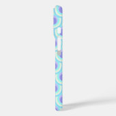 孔雀パターンパープルブルー名 Case-Mate iPhoneケース (裏面 / 左)