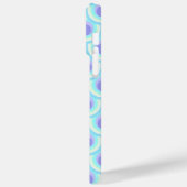 孔雀パターンパープルブルー名 Case-Mate iPhoneケース (裏面 / 左)