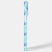 孔雀パターンパープルブルー名 Case-Mate iPhoneケース (裏面 / 右)