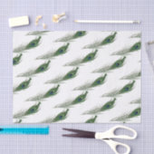 孔雀パターン(の模様が)ある羽 |テーマ 薄葉紙 (クラフト)