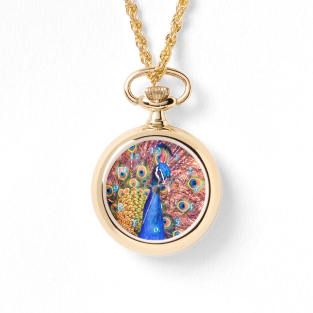 孔雀パワーショーオフ 腕時計 (正面)