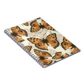 孔雀パンシー蝶パターン ノートブック (右側)