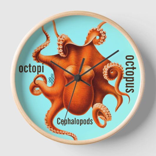 孔雀パーソナライズされたシャンデリア 壁時計 (正面)