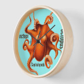 孔雀パーソナライズされたシャンデリア 壁時計 (傾斜)