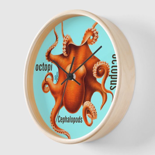 孔雀パーソナライズされたシャンデリア 壁時計 (傾斜)