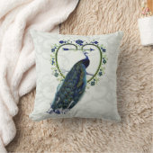孔雀パーソナライズされた芸術 クッション (ブランケット)