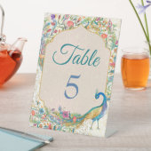 孔雀ヒンドゥー結婚教のテーブル番号 台座サイン (インサイチュ)