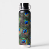 孔雀フェザーアイズポットパターン ウォーターボトル (背面)