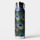 孔雀フェザーアイズポットパターン ウォーターボトル (正面)