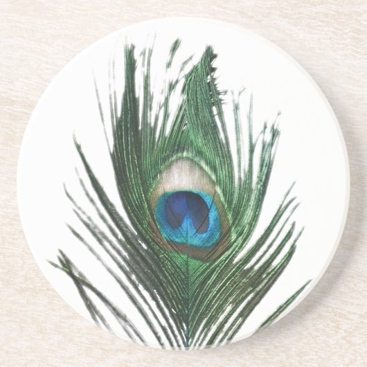 孔雀フェザーコースターの脱毛 コースター (正面)