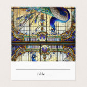 孔雀フェザーテーブル折り畳み座席表 (外部フラット)