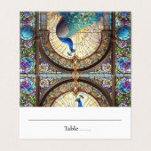 孔雀フェザーテーブル折り畳み座席表 (外部フラット)