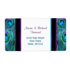 孔雀フェザードラマ – 住所 シール