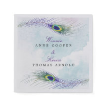 孔雀フェザーナプキンス