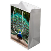 孔雀フェザーファニング ミディアムペーパーバッグ (裏面アングル)
