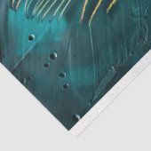 孔雀フェザーマクロオイルペインティングデクページ 薄葉紙 (詳細)