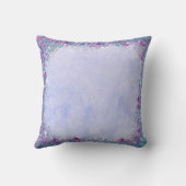 孔雀フェザーマスカレードマスク クッション (裏面)