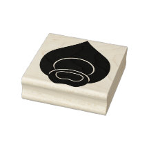 孔雀フェザーモティースタンプ