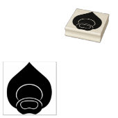 孔雀フェザーモティースタンプ ラバースタンプ (押印)