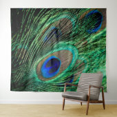 孔雀フェザーラッキー タペストリー (インサイチュ(横))