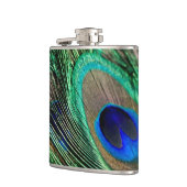 孔雀フェザーラッキー フラスク (左)